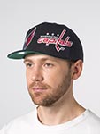 Бейсболка MITCHELL NESS арт. HP12861-WCABLCK Washington Capitals NHL (черный)